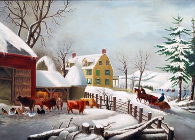 Wintermorgen, 1868 von W. A. Barbon